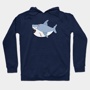 Zombie Shark Cartoon // Funny Halloween Zombie Hoodie